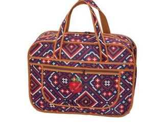 تصویر 1 از کیف گلیمی بزرگ با حجم گسترده و ترکیب متوازن اجزا